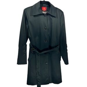 Cole Haan Trench Coat Black 6